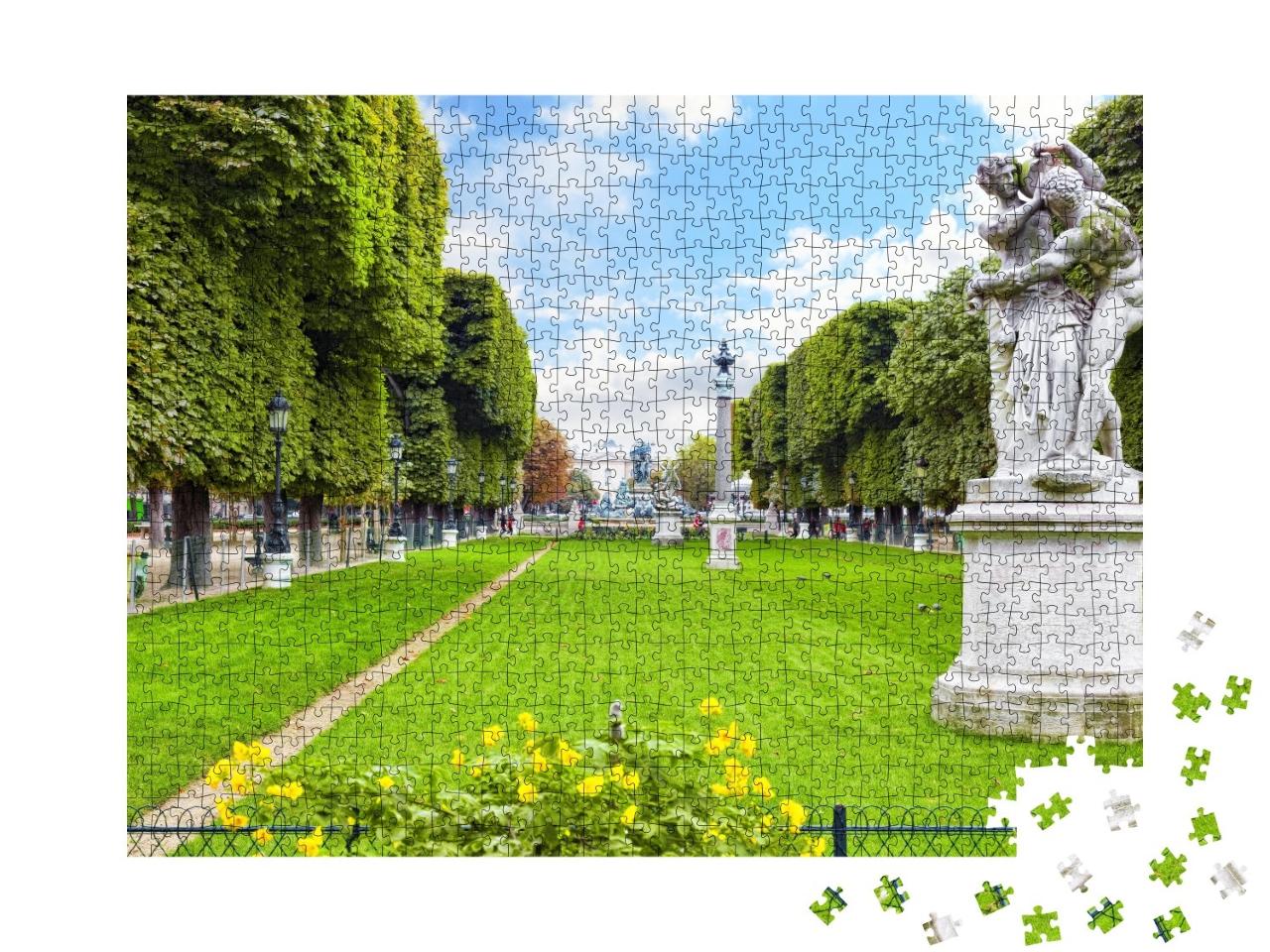 Puzzle de 1000 pièces « Jardin du Luxembourg à Paris, France »