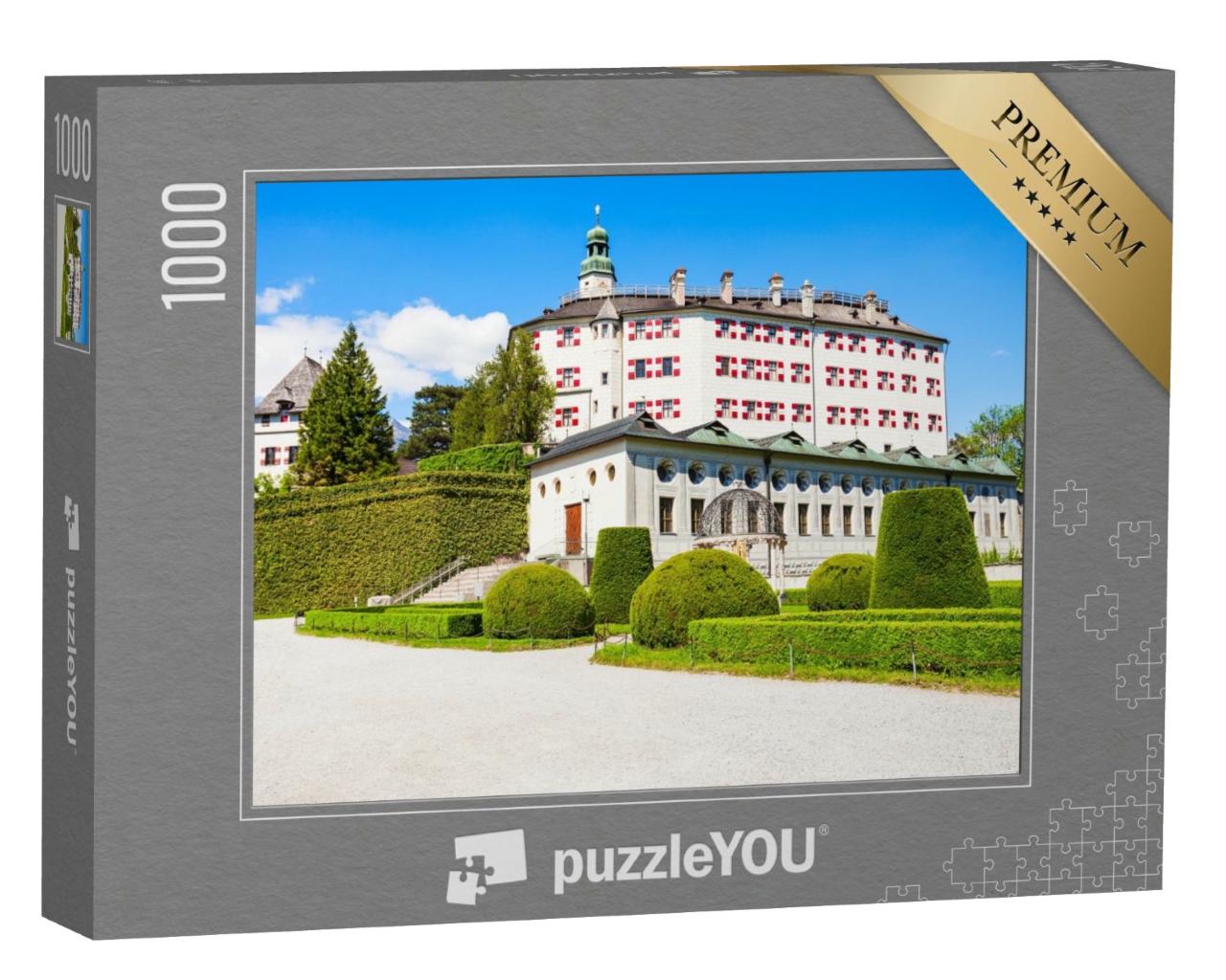 Puzzle de 1000 pièces « Château d'Ambras Innsbruck, Tyrol, Autriche »