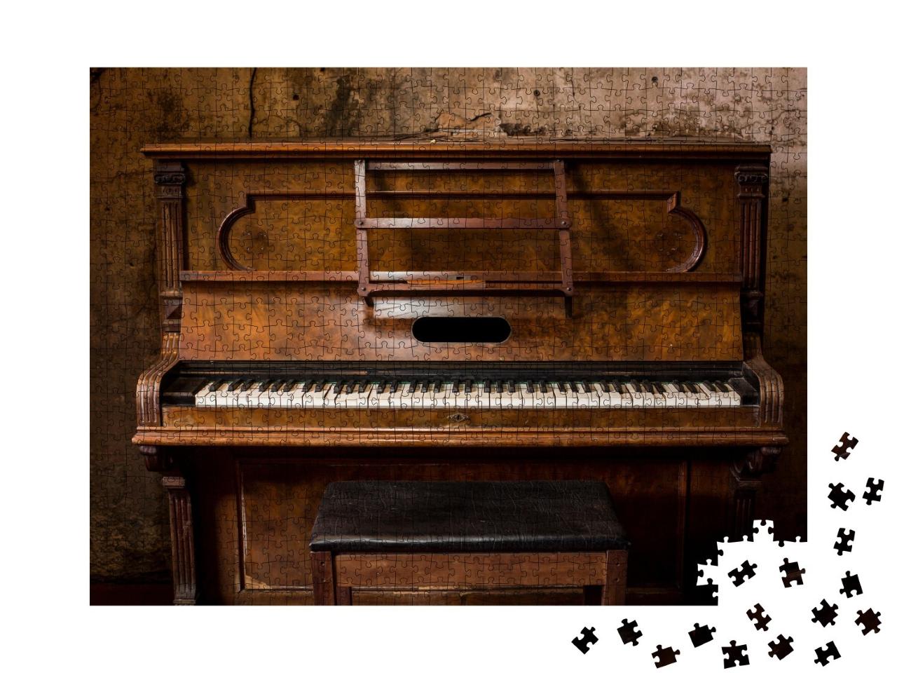 Puzzle de 1000 pièces « Magnifique piano ancien »