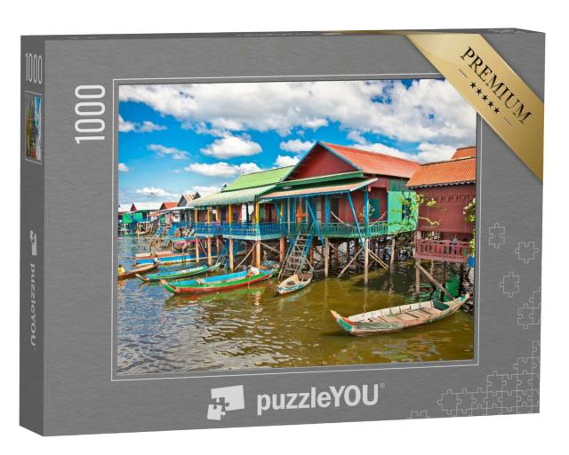 Puzzle de 1000 pièces « Le village flottant, Cambodge »