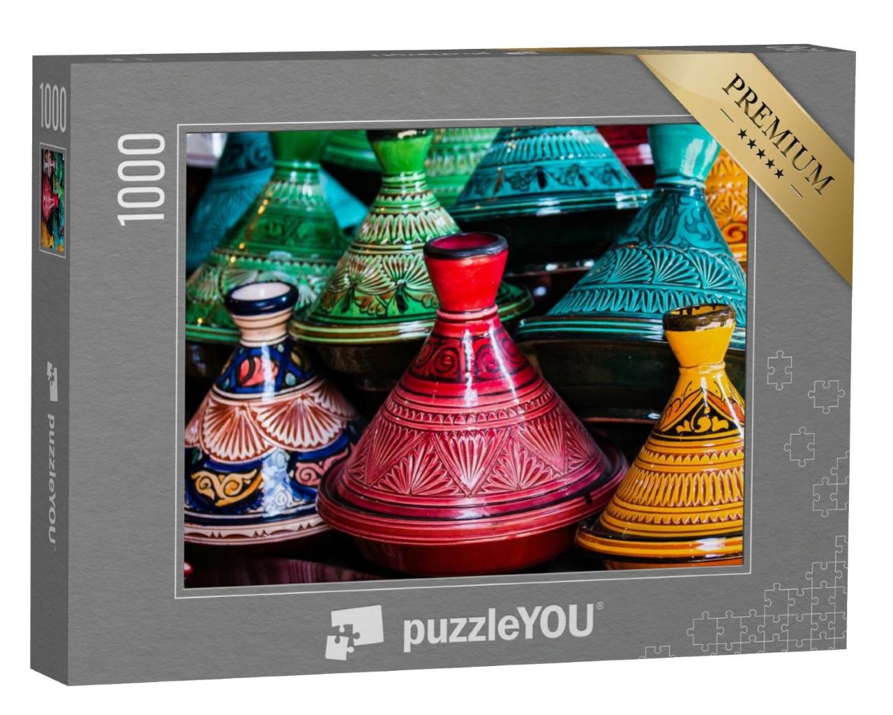 Puzzle de 1000 pièces « Tajine en céramique, Maroc »