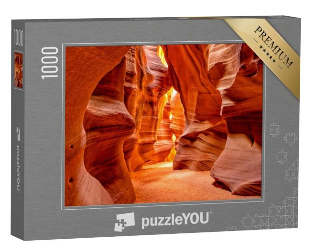 Puzzle de 1000 pièces « Antelope Canyon Lumières et rochers Arizona USA »