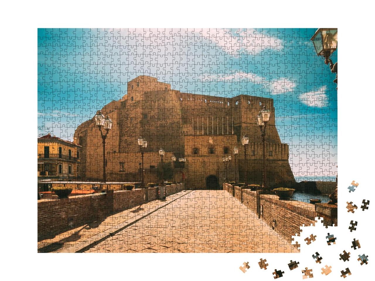 Puzzle de 1000 pièces « Castel Dell'ovo, Château de Naples, Italie »