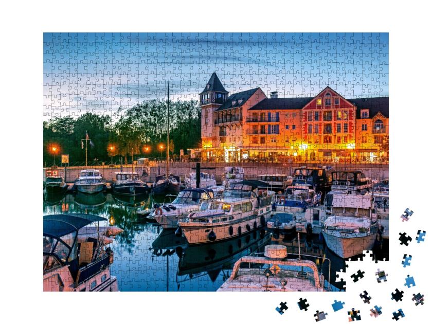 Puzzle de 1000 pièces « Port de Cergy le soir, Cergy, France »