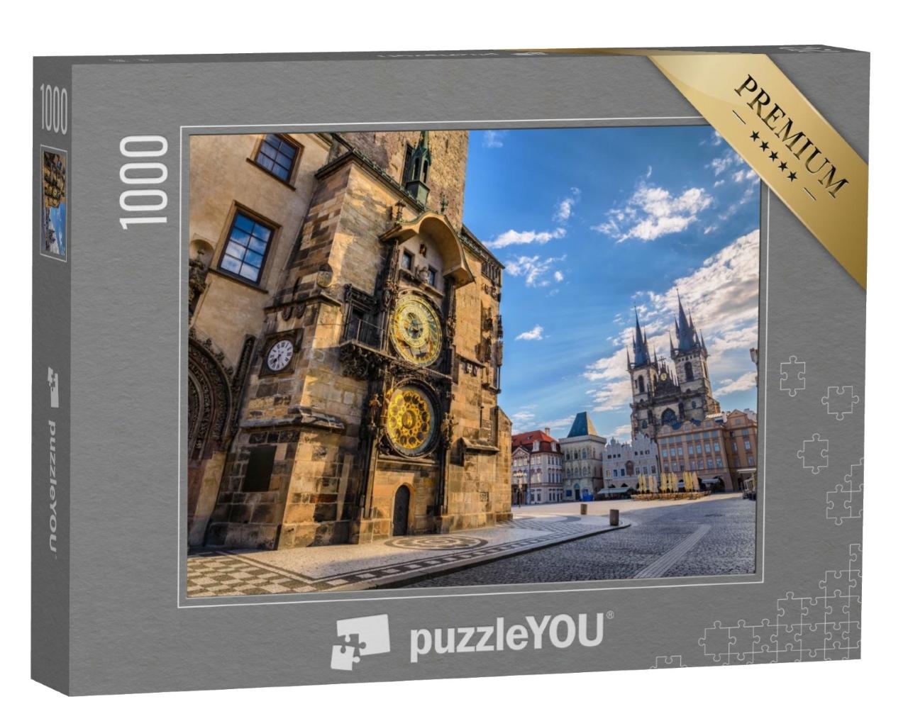 Puzzle de 1000 pièces « Prague Place de la vieille ville République tchèque »