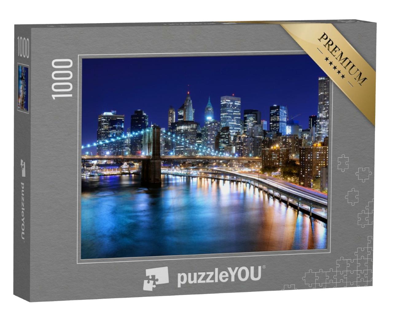 Puzzle de 1000 pièces « Skyline du centre-ville de New York »