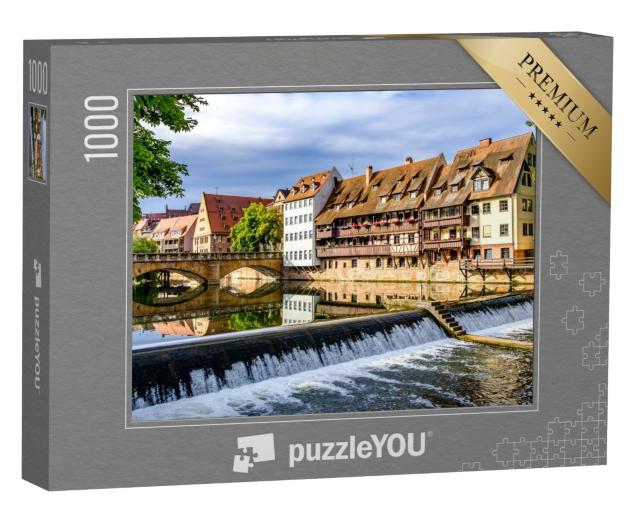 Puzzle de 1000 pièces « La vieille ville de Nuremberg, Allemagne »