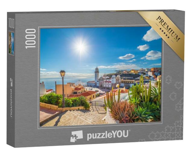 Puzzle de 1000 pièces « Charmant village de Candelaria à Tenerife, Îles Canaries, Espagne »