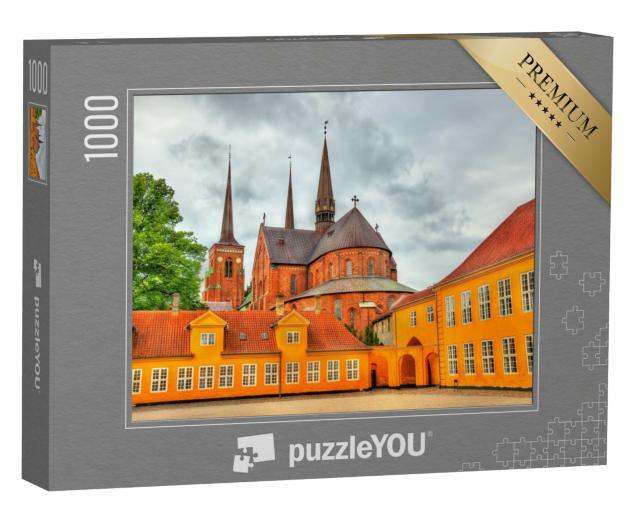 Puzzle de 1000 pièces « Cathédrale de Roskilde : patrimoine mondial de l'UNESCO au Danemark »