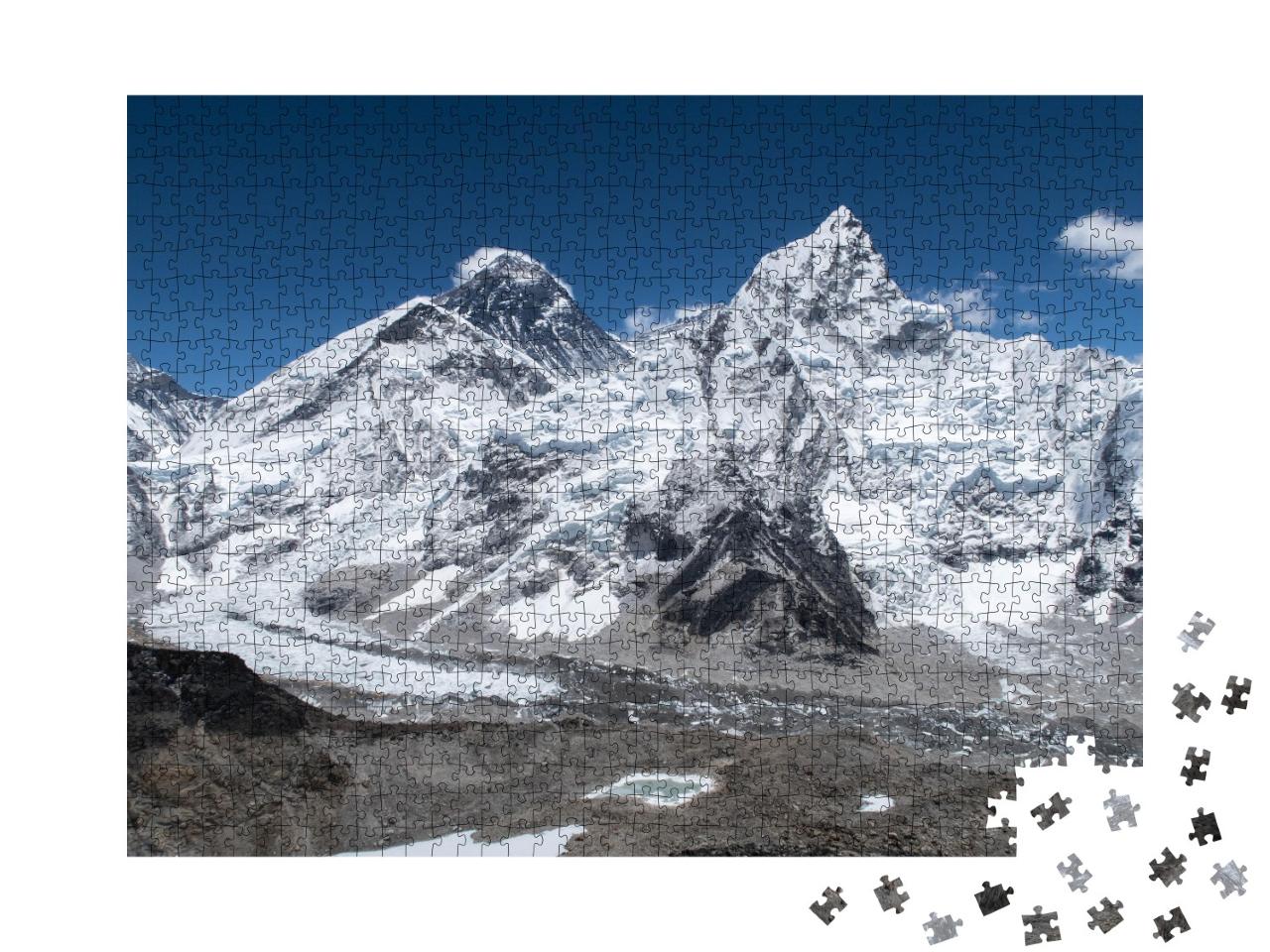 Puzzle de 1000 pièces « A couper le souffle : la vue du Kala Patthar sur le mont Everest »