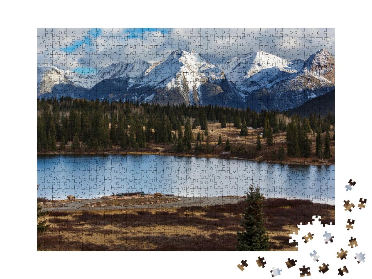 Puzzle de 1000 pièces « Paysage de montagne dans les Rocheuses du Colorado, États-Unis »