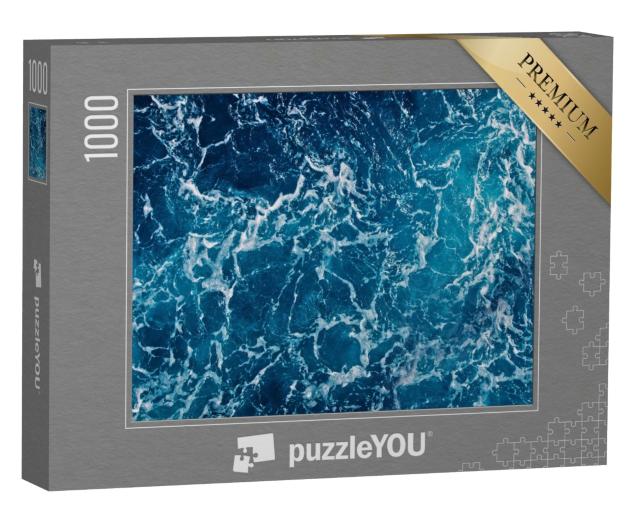 Puzzle de 1000 pièces « Vue aérienne d'une surface d'eau de mer »