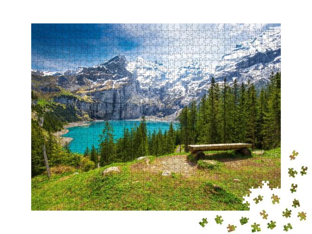 Puzzle de 1000 pièces « Kandersteg, Oberland bernois, Suisse »