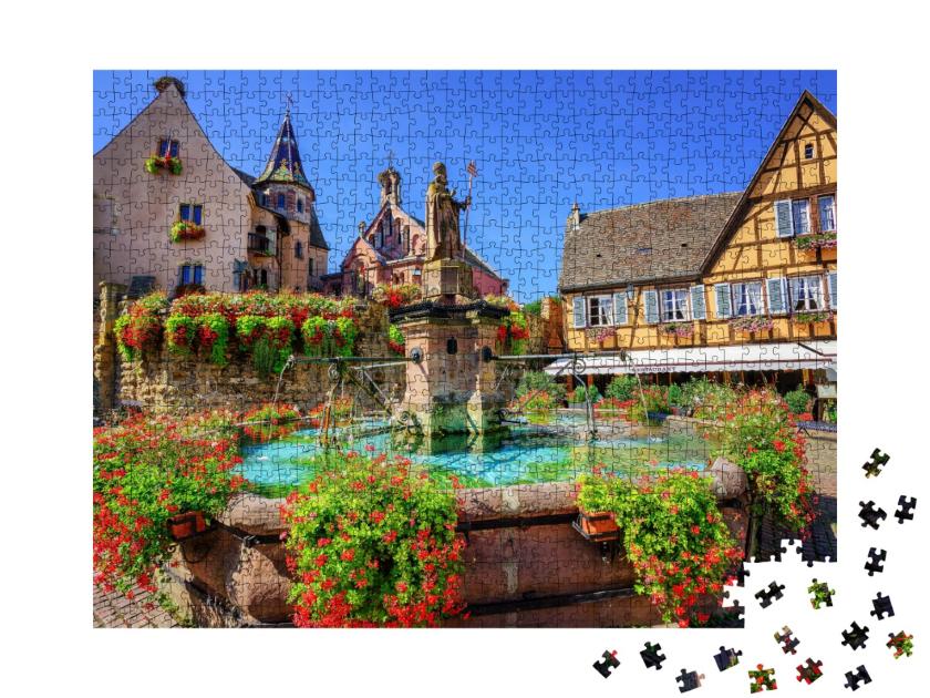Puzzle de 1000 pièces « Eguisheim, Alsace, France »