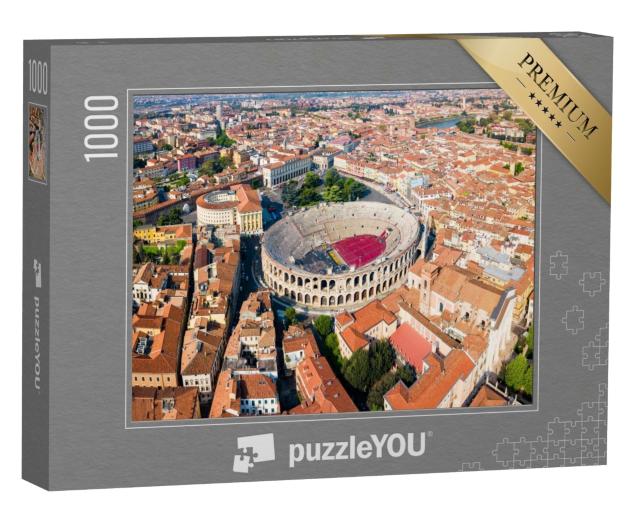 Puzzle de 1000 pièces « Amphithéâtre romain sur la Piazza Bra à Vérone, Italie »