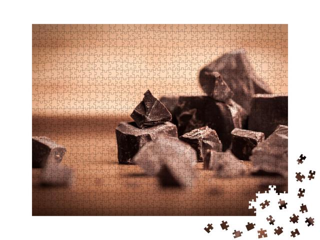 Puzzle de 1000 pièces « Chocolat noir »