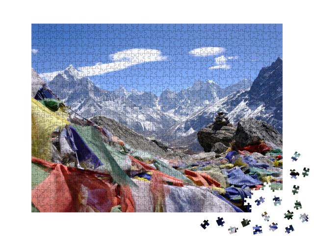 Puzzle de 1000 pièces « Himalaya à couper le souffle, Népal »