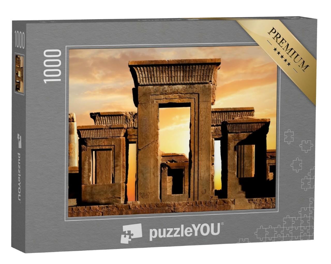 Puzzle de 1000 pièces « Persépolis : vue sur l'Iran au lever du soleil »