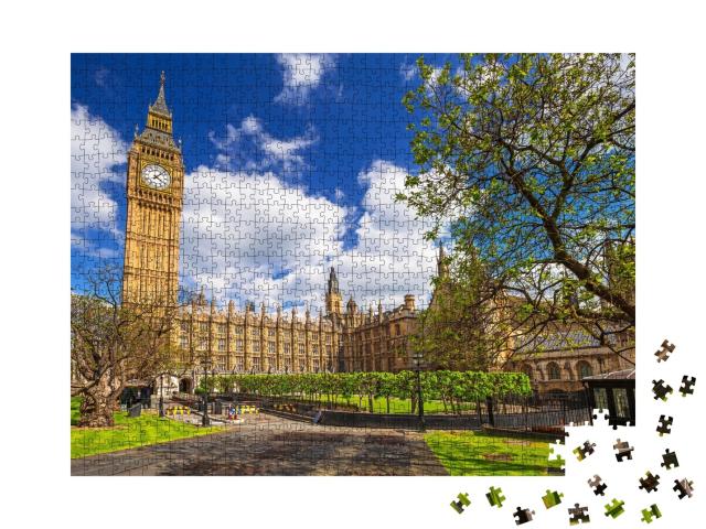 Puzzle de 1000 pièces « Big Ben et le Palais de Westminster, symboles de Londres »