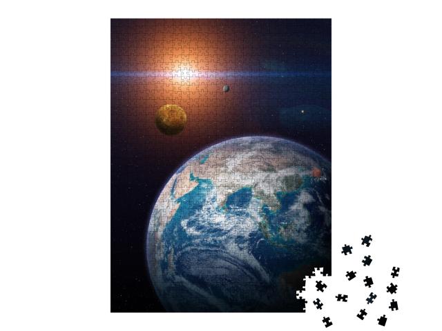 Puzzle de 1000 pièces « Terre, Vénus, Mercure »