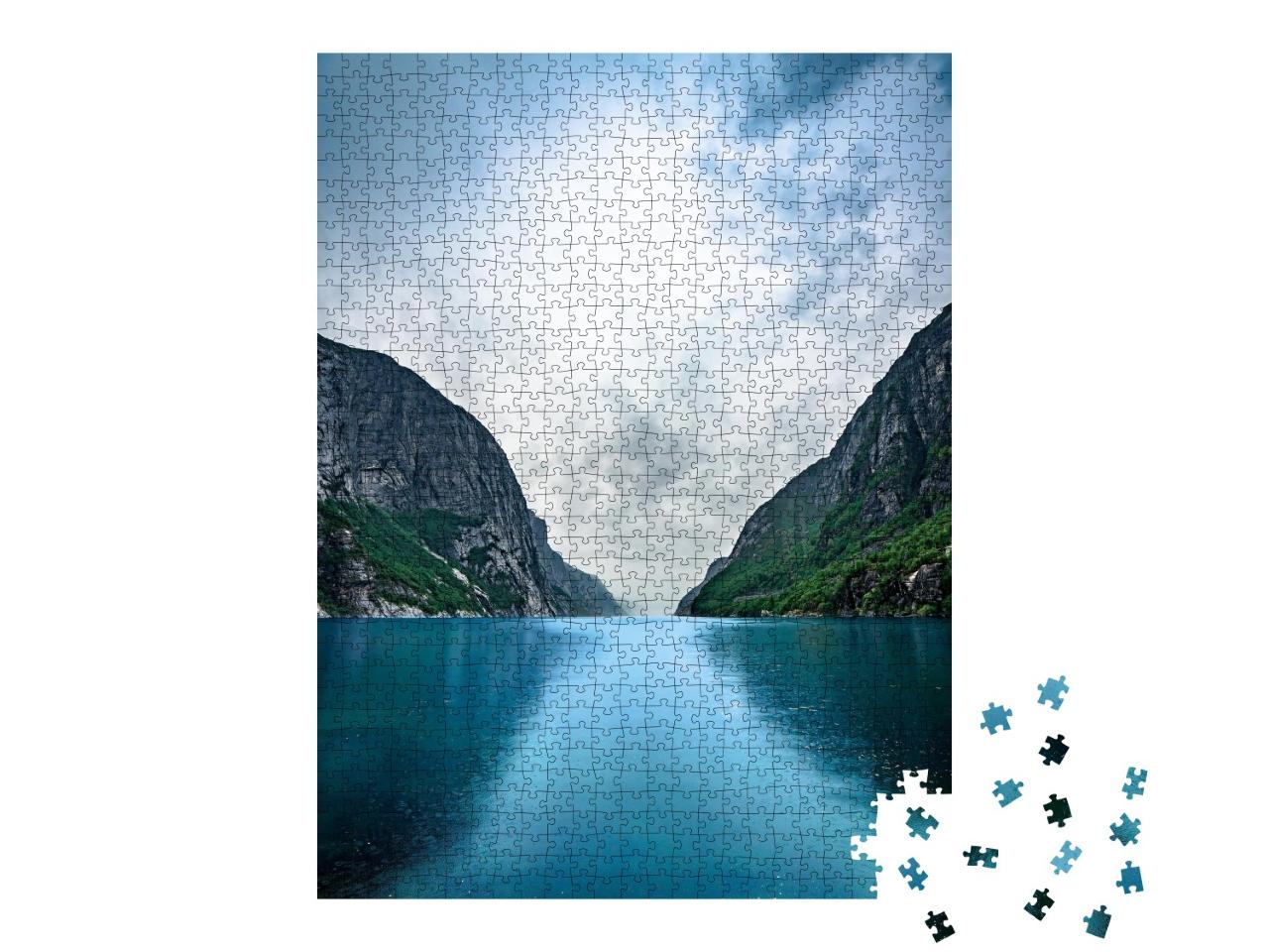 Puzzle de 1000 pièces « Fjord norvégien »