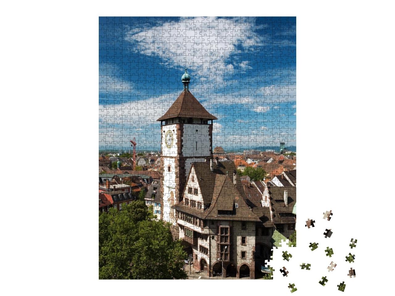 Puzzle de 1000 pièces « Fribourg-en-Brisgau, Schwabentor »