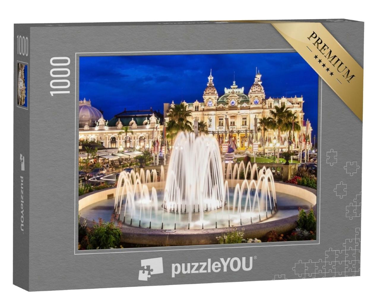 Puzzle de 1000 pièces « Le casino de Monte-Carlo, emblème de Monaco »