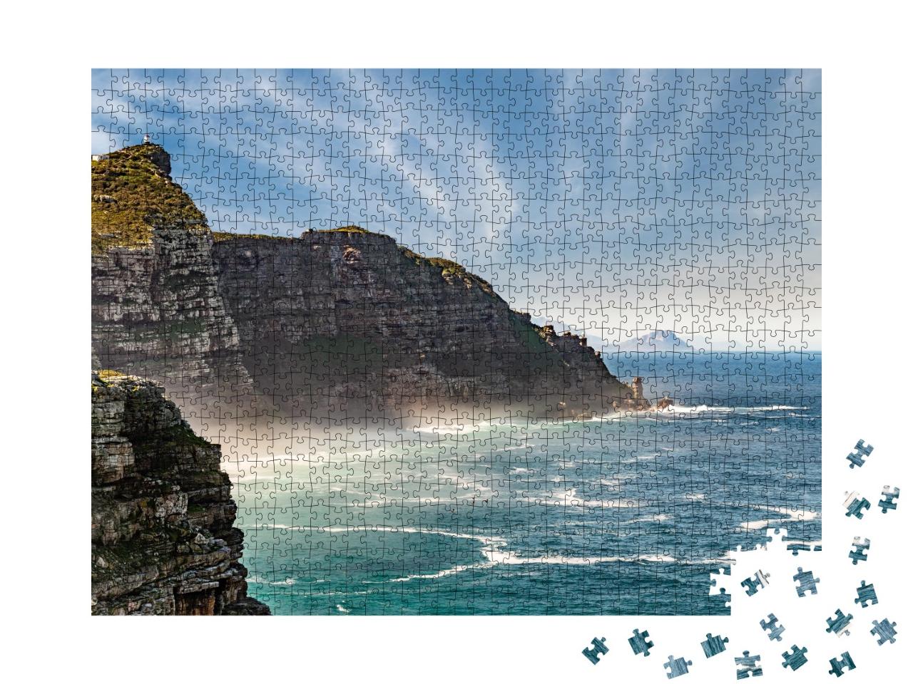 Puzzle de 1000 pièces « Nuages au-dessus du Cap de Bonne Espérance, Afrique du Sud »