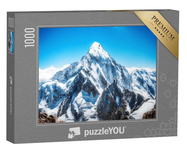 Puzzle de 1000 pièces « Sommet de montagne, Everest, Parc national du Népal »