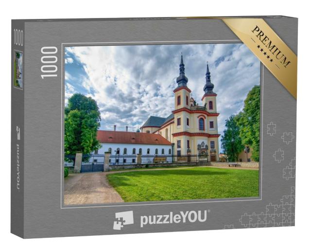 Puzzle de 1000 pièces « Litomysl : vue de l'église près du château, République tchèque »