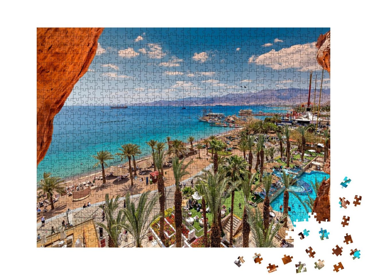 Puzzle de 1000 pièces « L'été sur la plage d'Eilat, Israël »