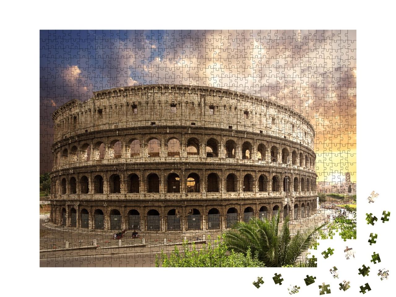 Puzzle de 1000 pièces « Colisée de Rome, Italie »