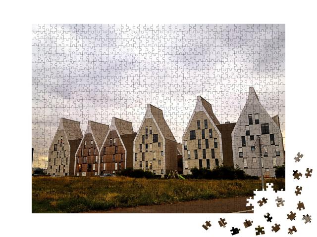 Puzzle de 1000 pièces « bâtiment typique de Dunkerque, France »