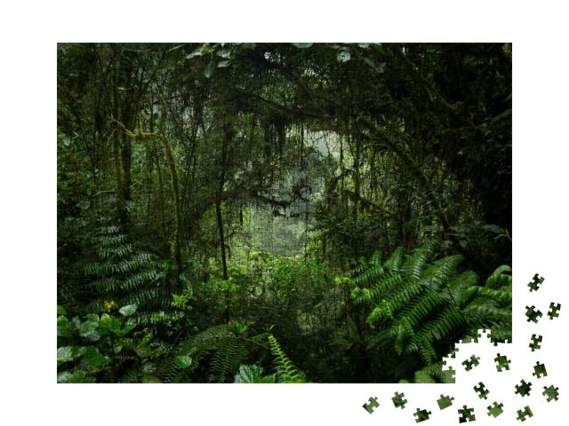 Puzzle de 1000 pièces « Tunnel de la jungle »