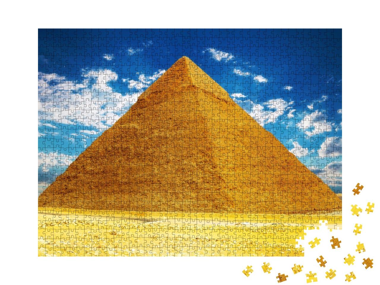 Puzzle de 1000 pièces « Grande Pyramide, Gizeh, Égypte »