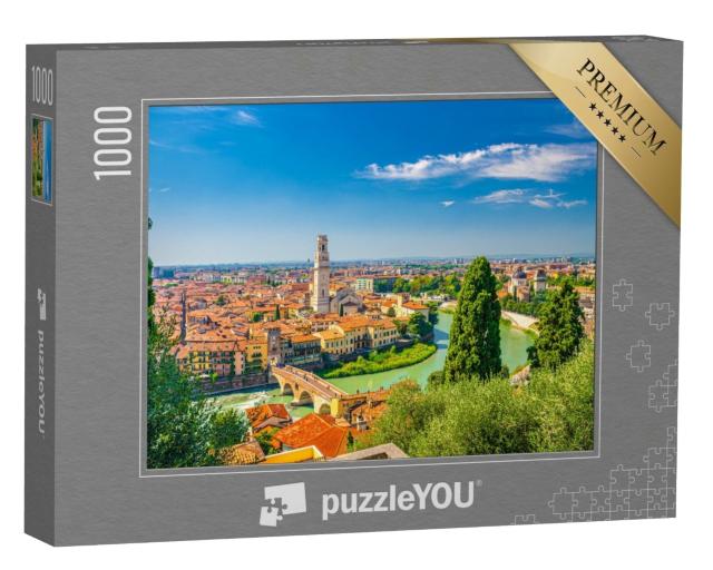 Puzzle de 1000 pièces « Vieille ville historique de Vérone, Italie »