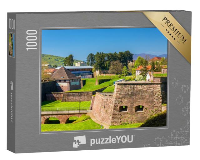 Puzzle de 1000 pièces « Murs de la forteresse de Belfort - France »