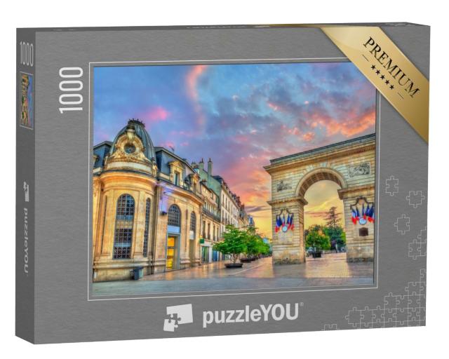Puzzle de 1000 pièces « La porte Guillaume sur la place Darcy à Dijon, France »