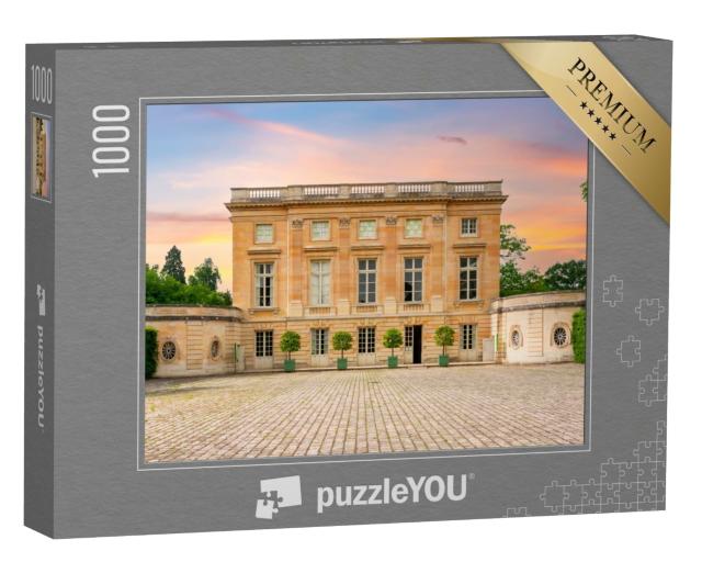 Puzzle de 1000 pièces « Petit Trianon dans le parc de Versailles à l'extérieur de Paris au coucher du soleil, France »