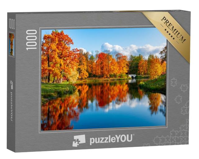 Puzzle de 1000 pièces « Parc Alexandre en automne, Saint-Pétersbourg, Russie »