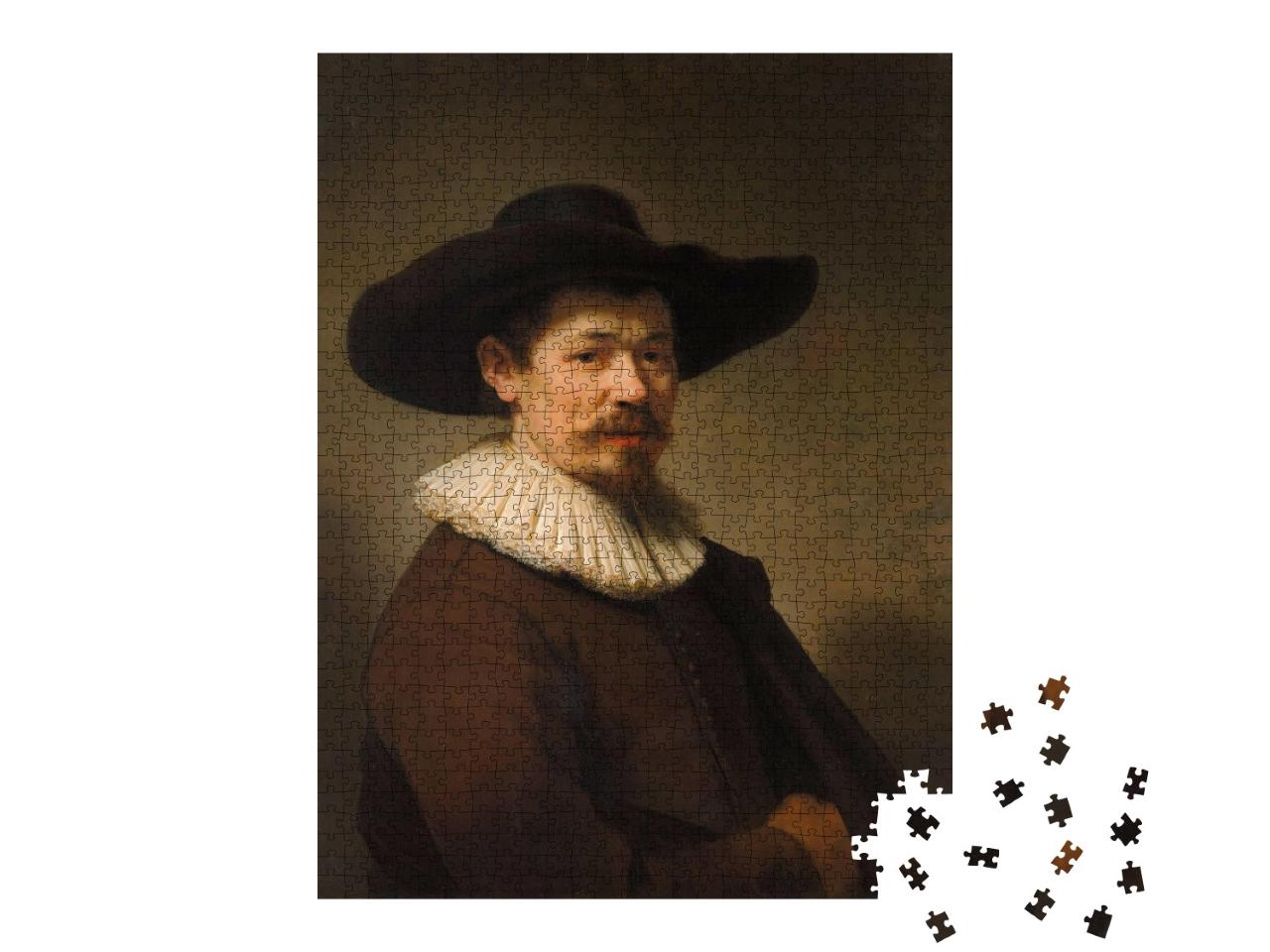 Puzzle de 1000 pièces « Rembrandt - Portrait de Herman Doomer »