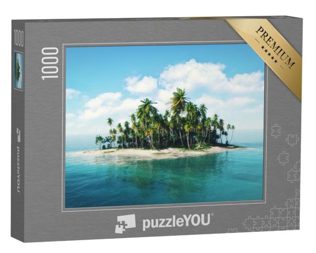 Puzzle de 1000 pièces « Une île dans l'océan »