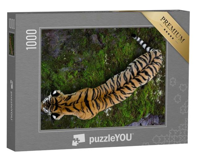 Puzzle de 1000 pièces « Tigre d'Oussouri, le tigre le plus septentrional »
