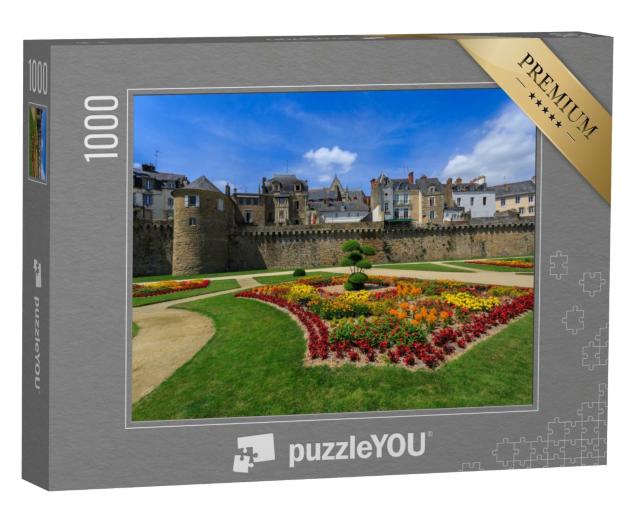 Puzzle de 1000 pièces « Vannes, une ville médiévale de Bretagne en France »