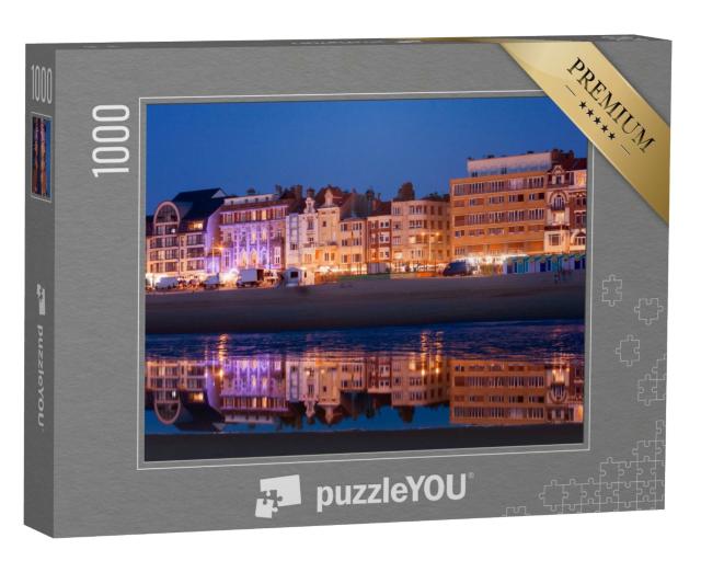 Puzzle de 1000 pièces « Architecture de Dunkerque la nuit. Dunkerque, Hauts-de-France, France. »