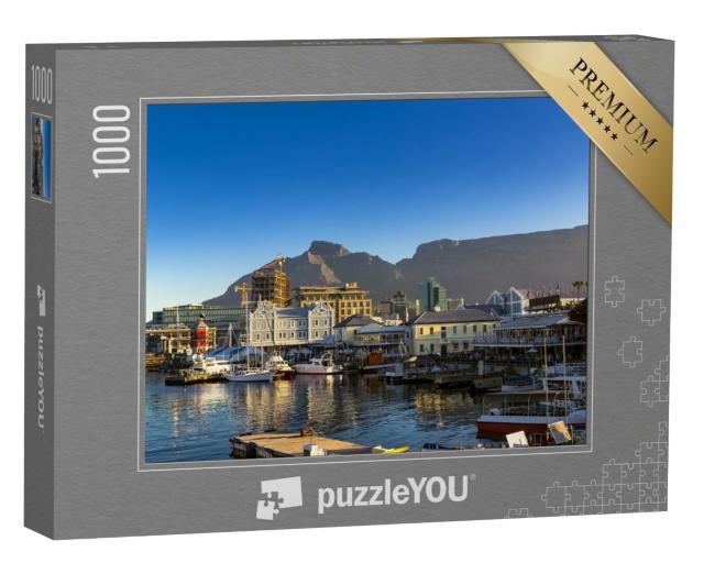 Puzzle de 1000 pièces « Le Cap, Afrique du Sud : Victoria Basin, Devil's Peak et Table Mountain en arrière-plan »