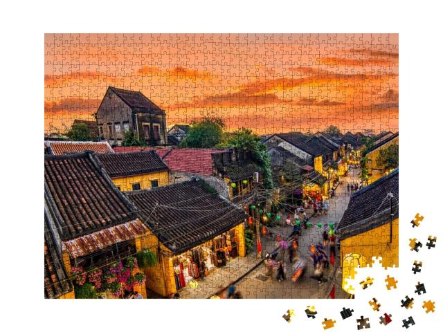 Puzzle de 1000 pièces « Vue sur Hoi An, l'ancienne ville du Vietnam »
