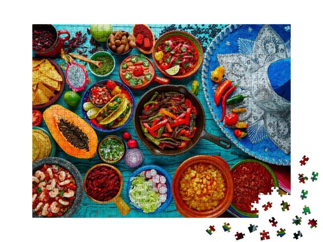 Puzzle de 1000 pièces « Repas mexicain »