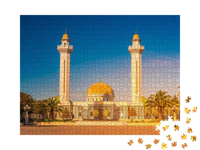 Puzzle de 1000 pièces « Mausolée d'Habib Bourguiba, premier président de la République tunisienne »