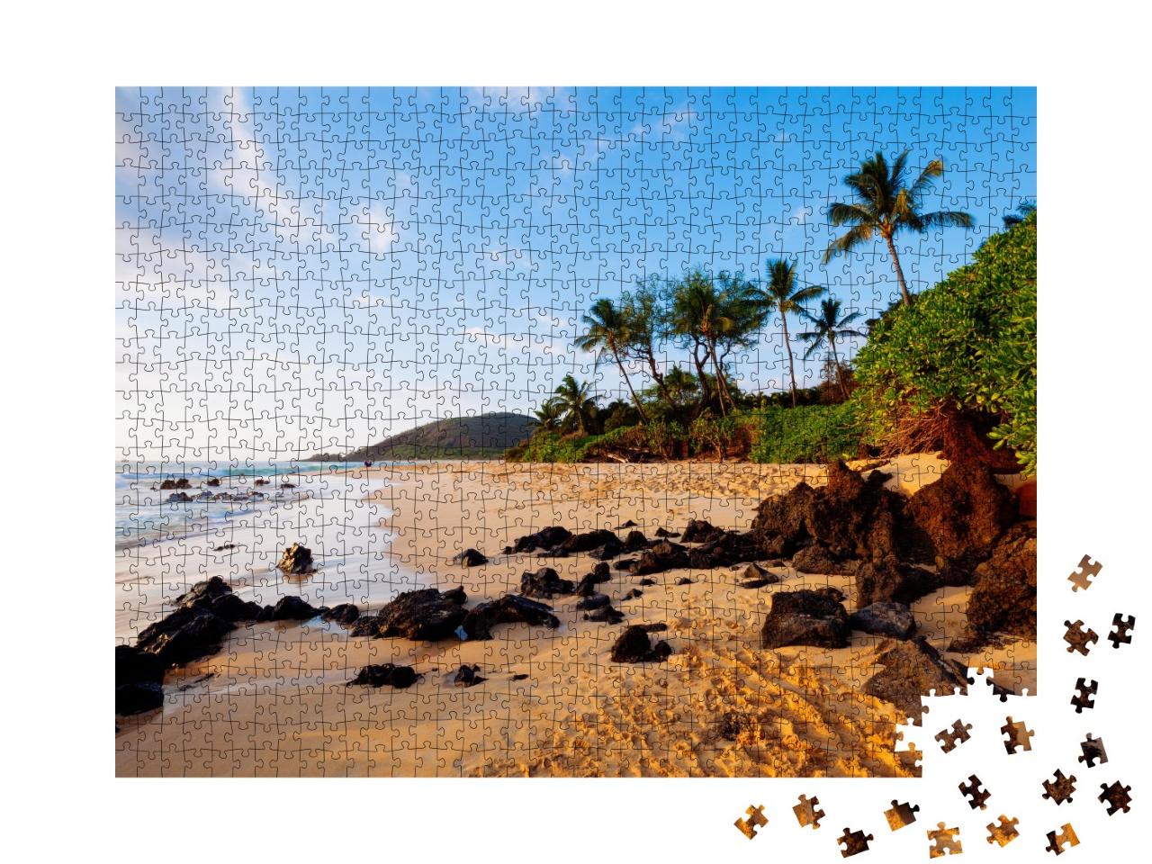 Puzzle de 1000 pièces « Plage de Makena à Hawaï »